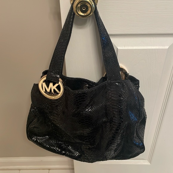 Michael kors hobo snake skin print bag - Picture 1 of 3